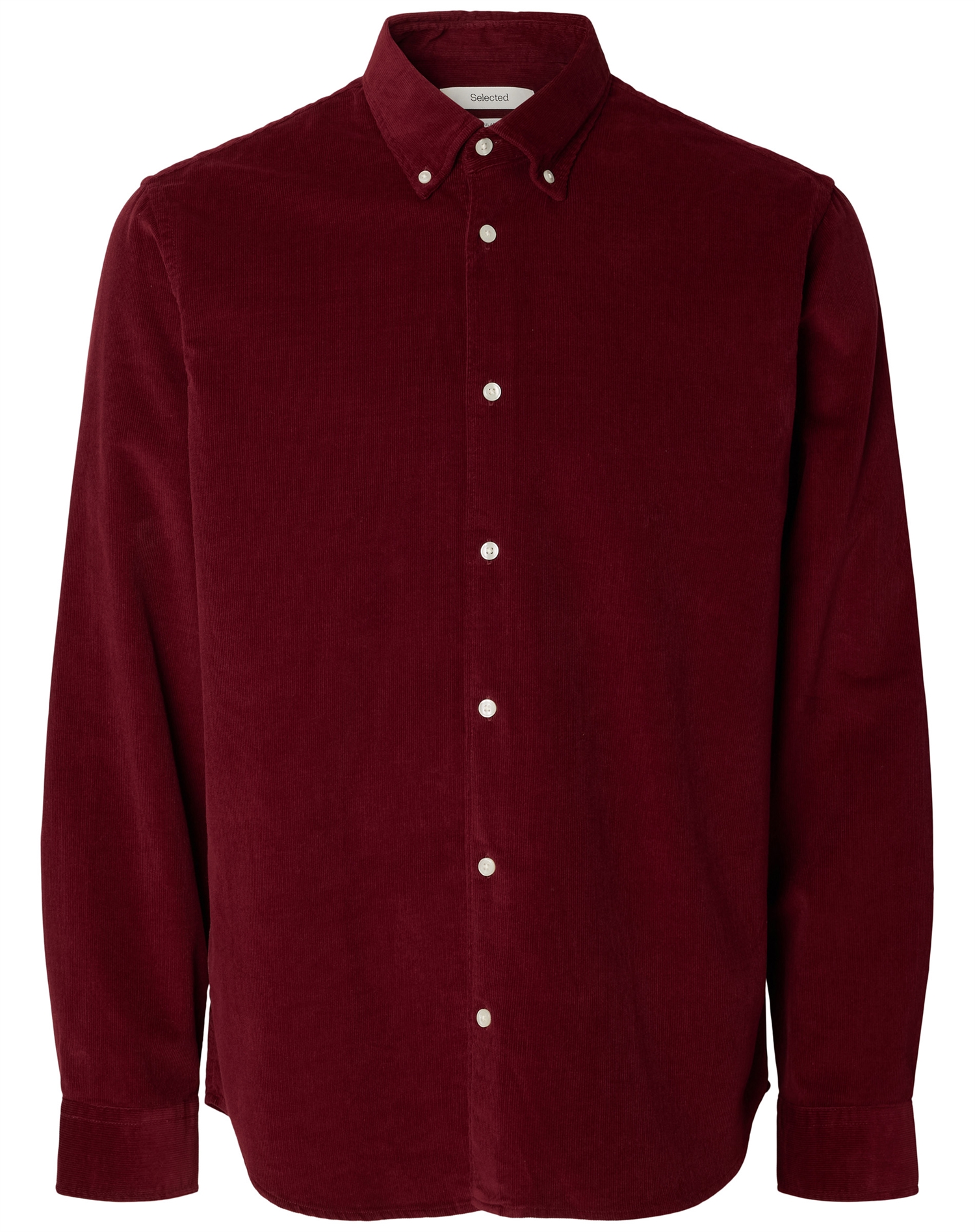 Selected - SLMRegcole Danni Cord Hemd - Tawny Port
